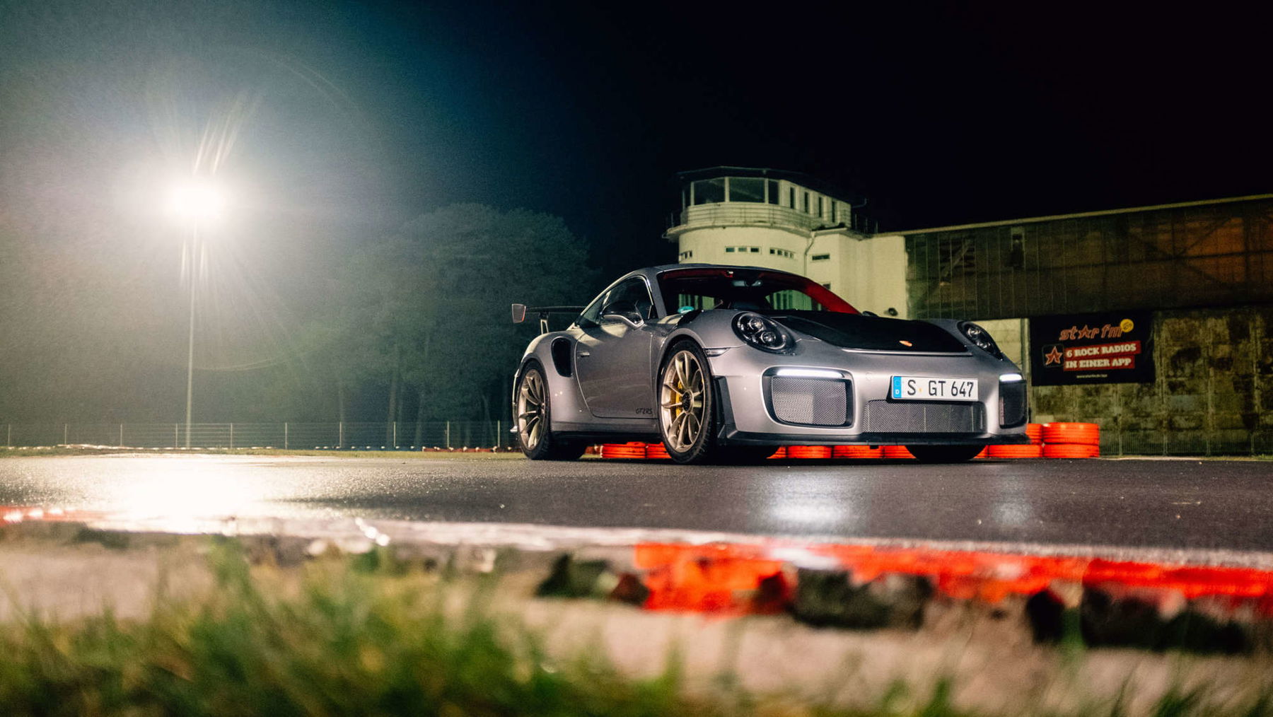 GT2 RS on a go-kart track