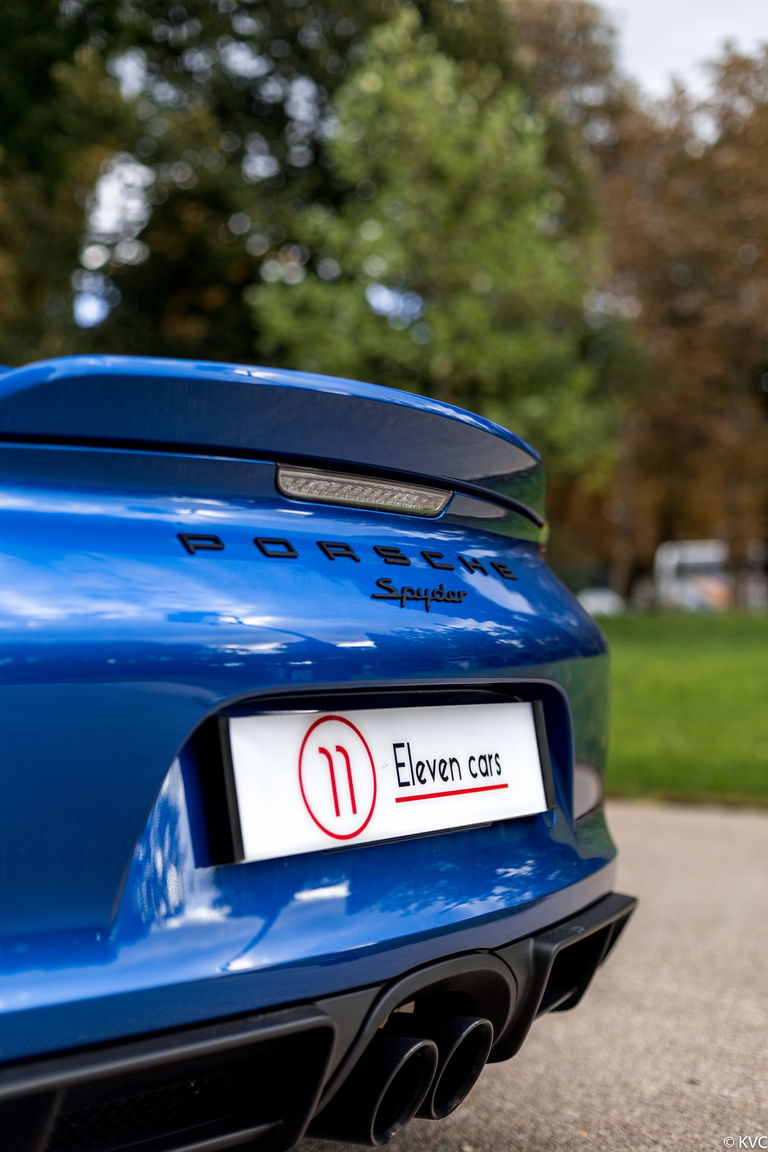 Porsche 981 Boxster Spyder