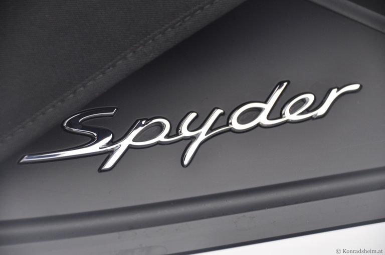 Porsche 981 Boxster Spyder