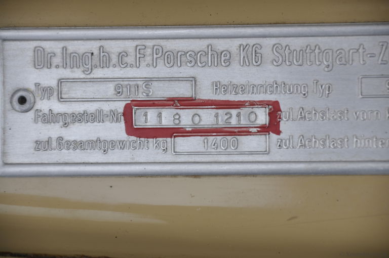 Porsche 911 S (F-Modell)