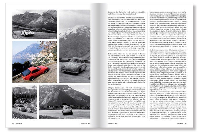 15 Pässe in 4 Tagen Schweiz/Österreich/Italien Handbuch Porsche Drive Bogner