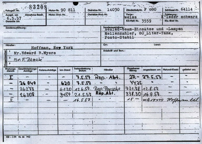 Porsche 356 A 1500 GS GT Speedster