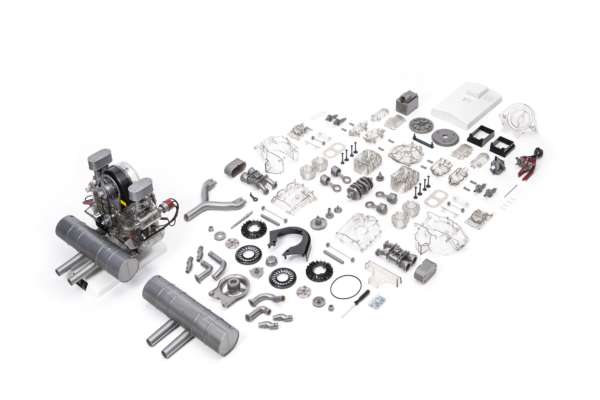 porsche model engine kit