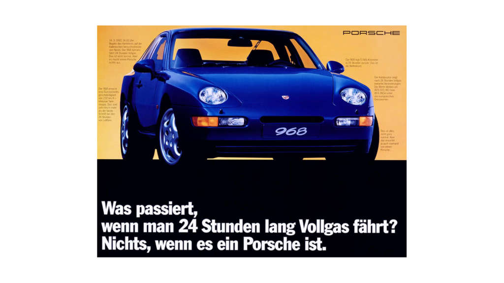 Porsche Werbung Porsche Werbung