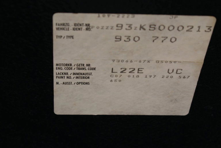 Porsche 911 Turbo 5 Gang