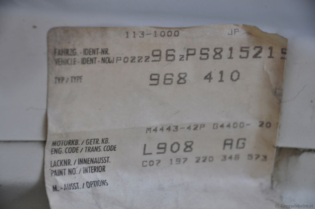 Porsche 968 Club Sport