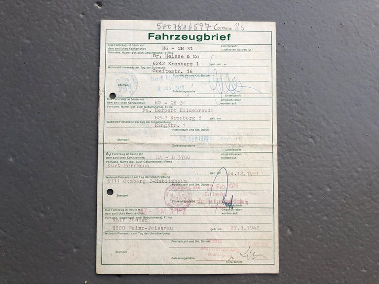 Porsche 911 Carrera RS