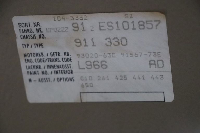 Porsche 911 Carrera 3.2