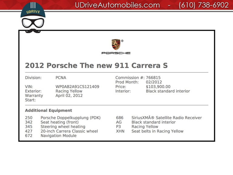 Porsche 991 Carrera S