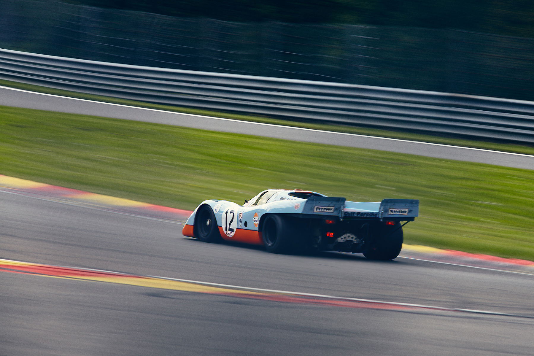 Porsche 917K bastien bochmann rear view spa historic classic