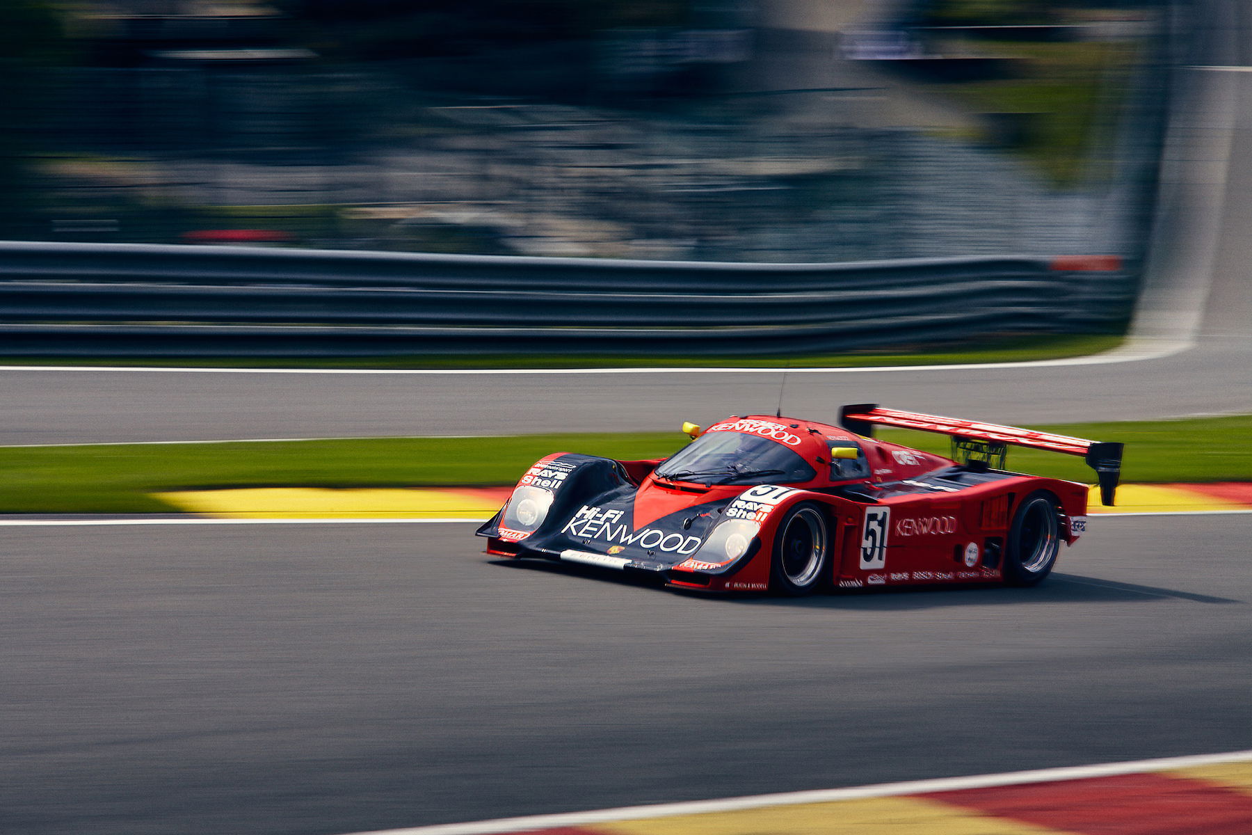 Porsche 962 front eau rouge spa francorchamps