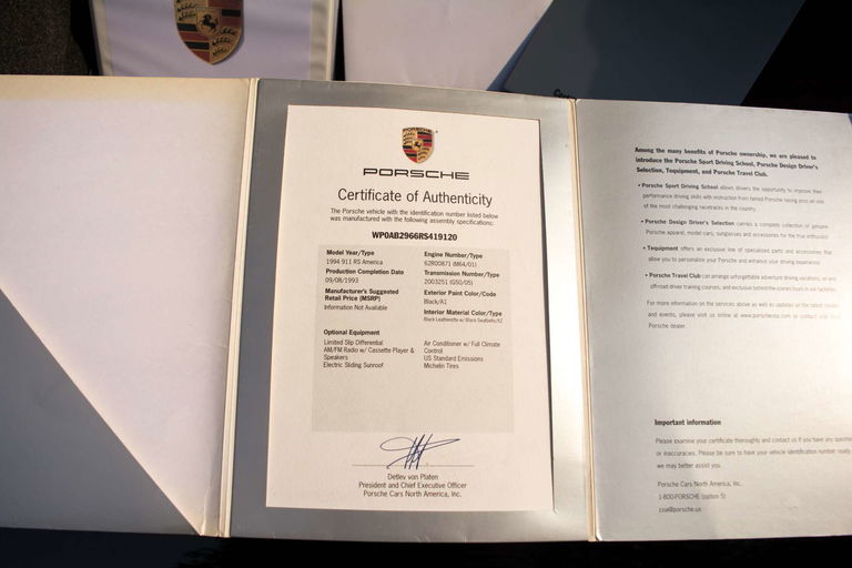 Porsche 964 Carrera RS America