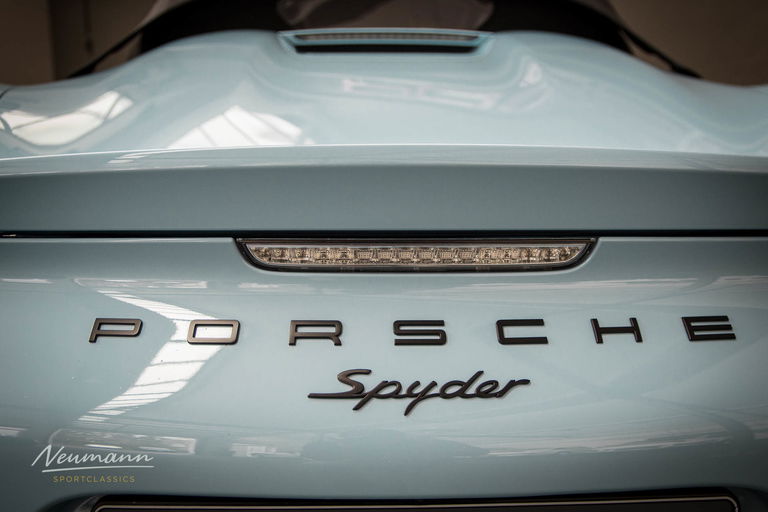 Porsche 981 Boxster Spyder