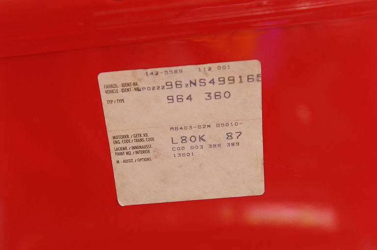 Porsche 964 Carrera RS N/GT