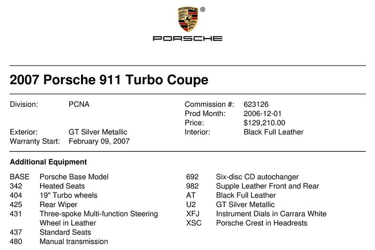 Porsche 997 Turbo