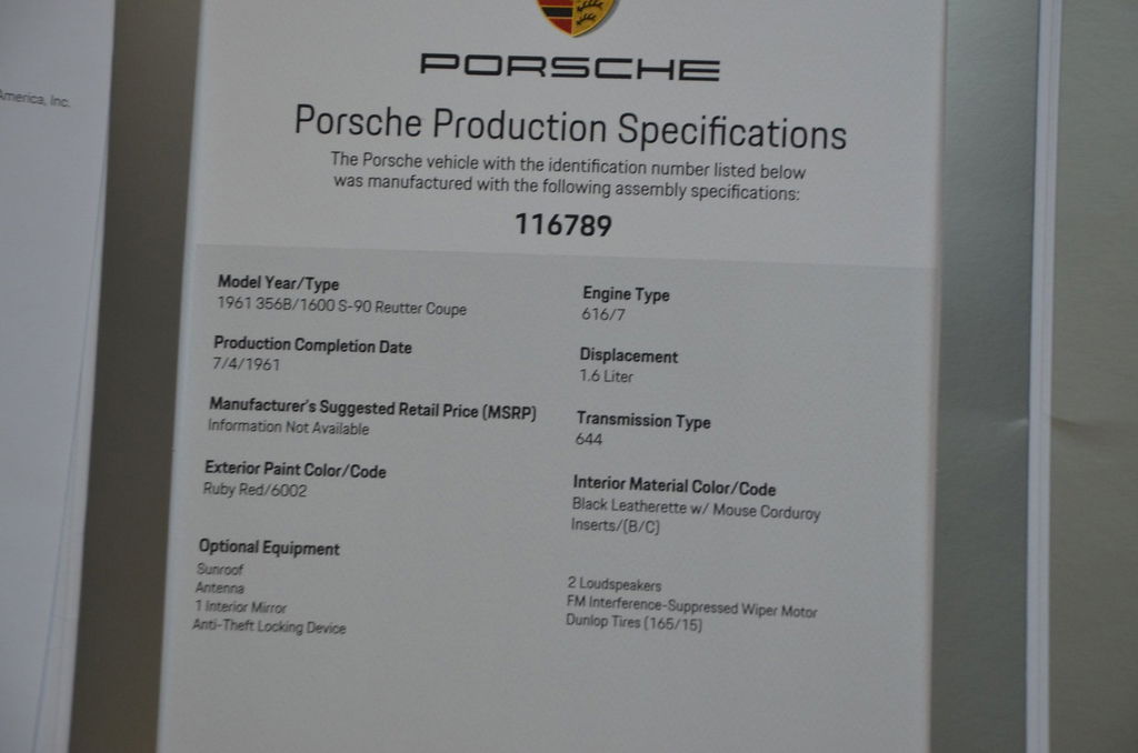 Porsche 356 B 1600 Super 90