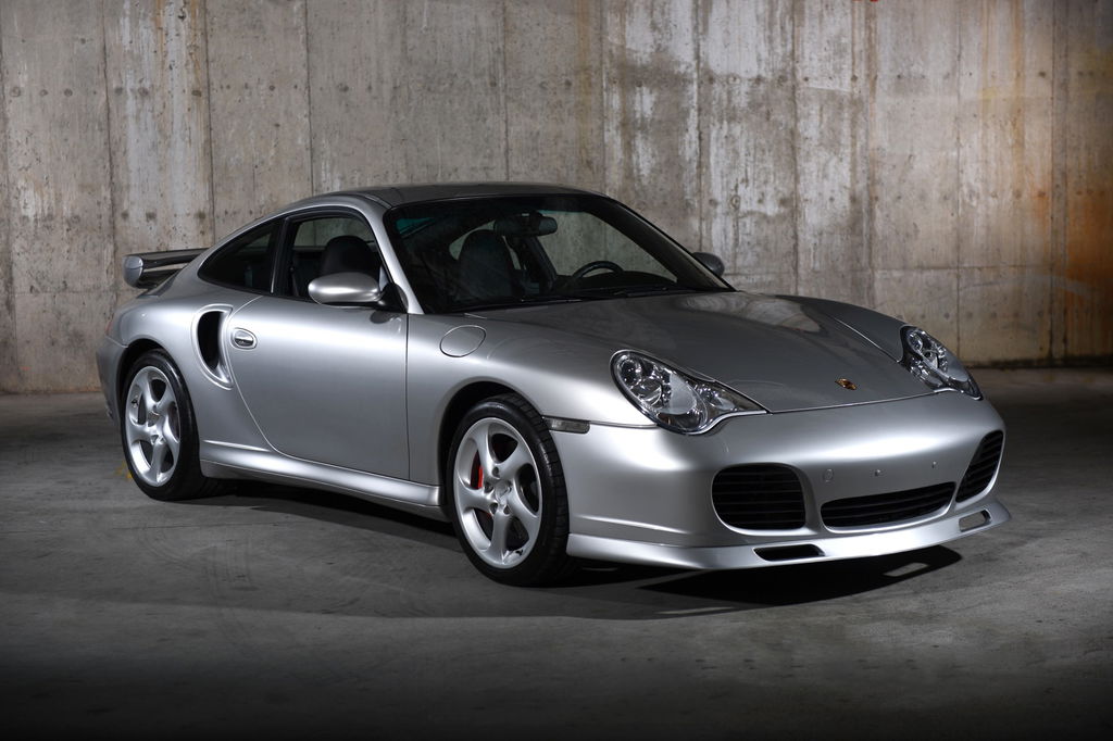 2002 PORSCHE 911 (996) Turbo in Arctic Silver Metallic for sale!