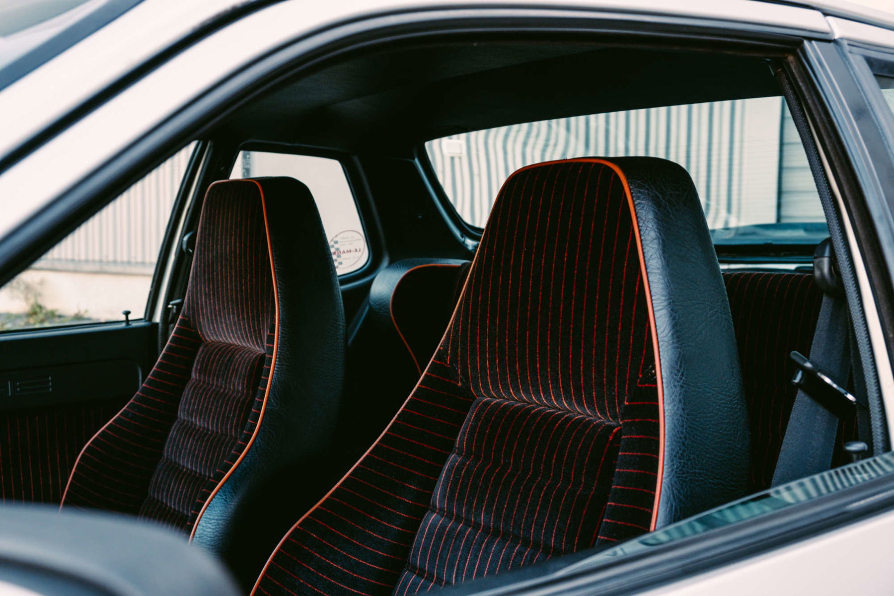 Porsche plaid outlet seats