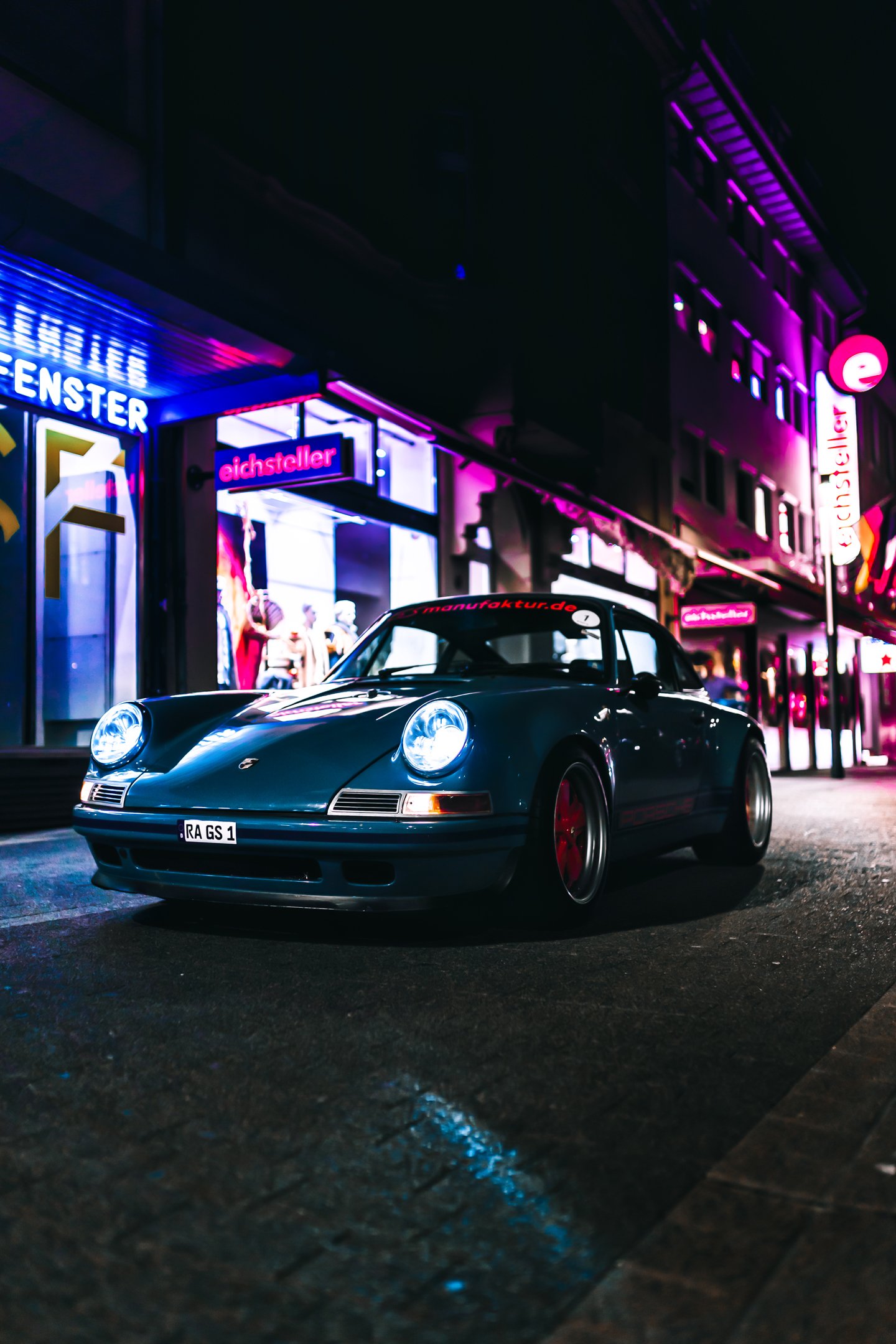 Nacht by night Porsche 964 Backdate