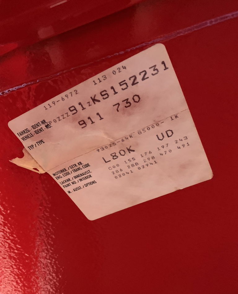 Porsche 911 Carrera 3.2 Speedster