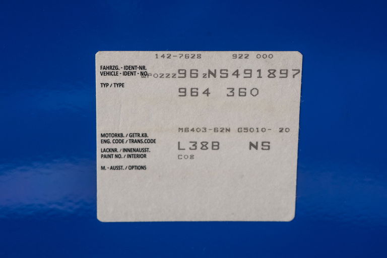 Porsche 964 Carrera RS