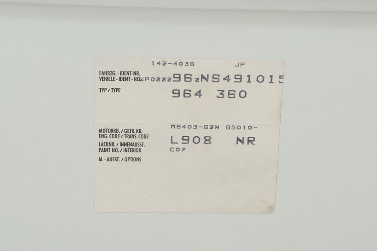 Porsche 964 Carrera RS