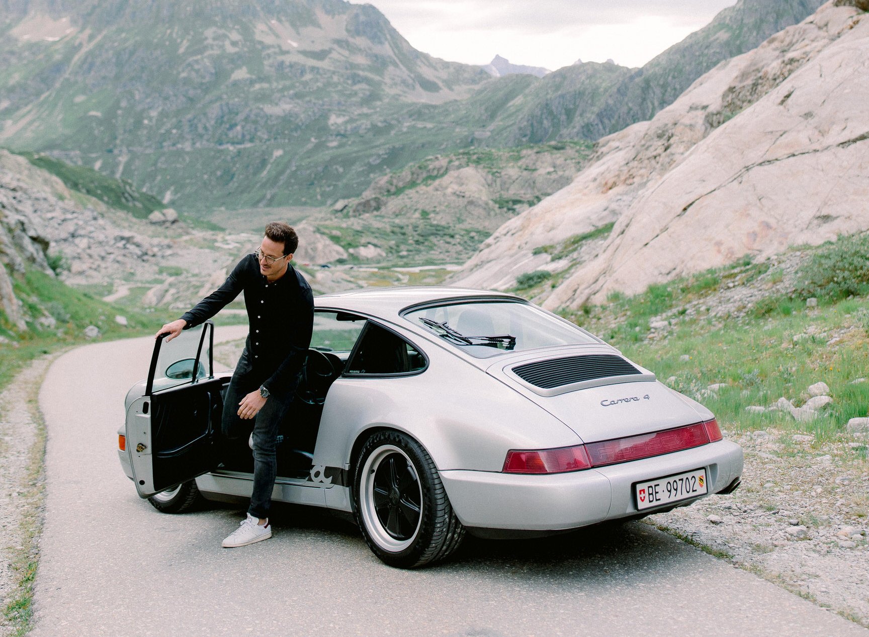 Janick and his first Porsche