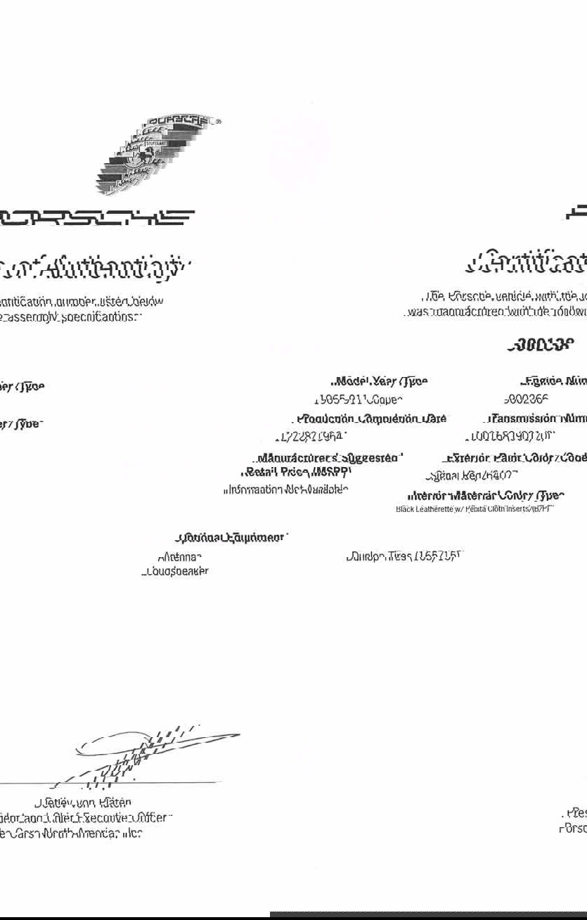 Porsche 911 (F-Modell)