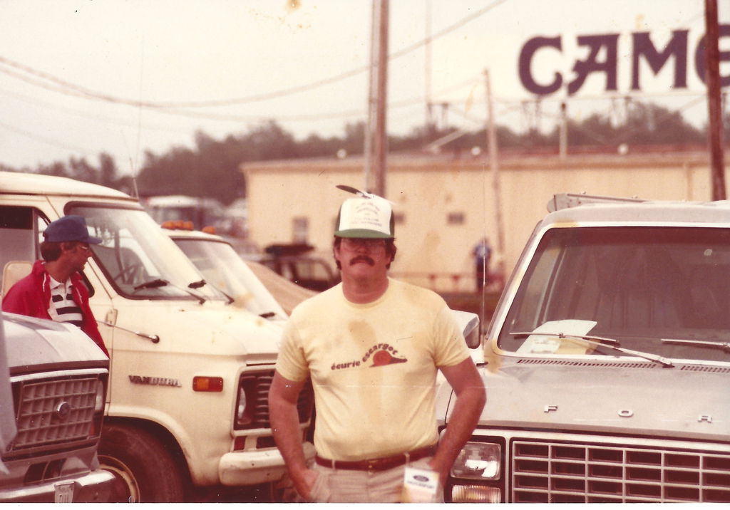 Dr. Dave Helmick in a car park