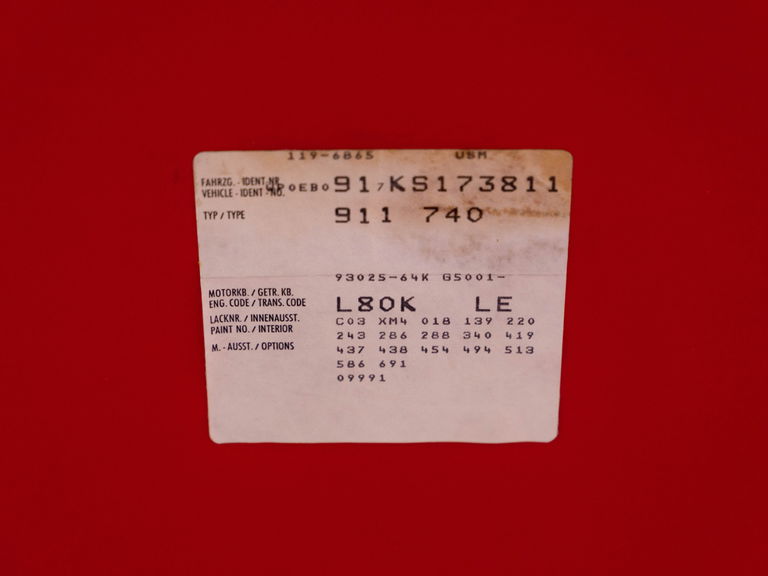 Porsche 911 Carrera 3.2 Speedster (US)