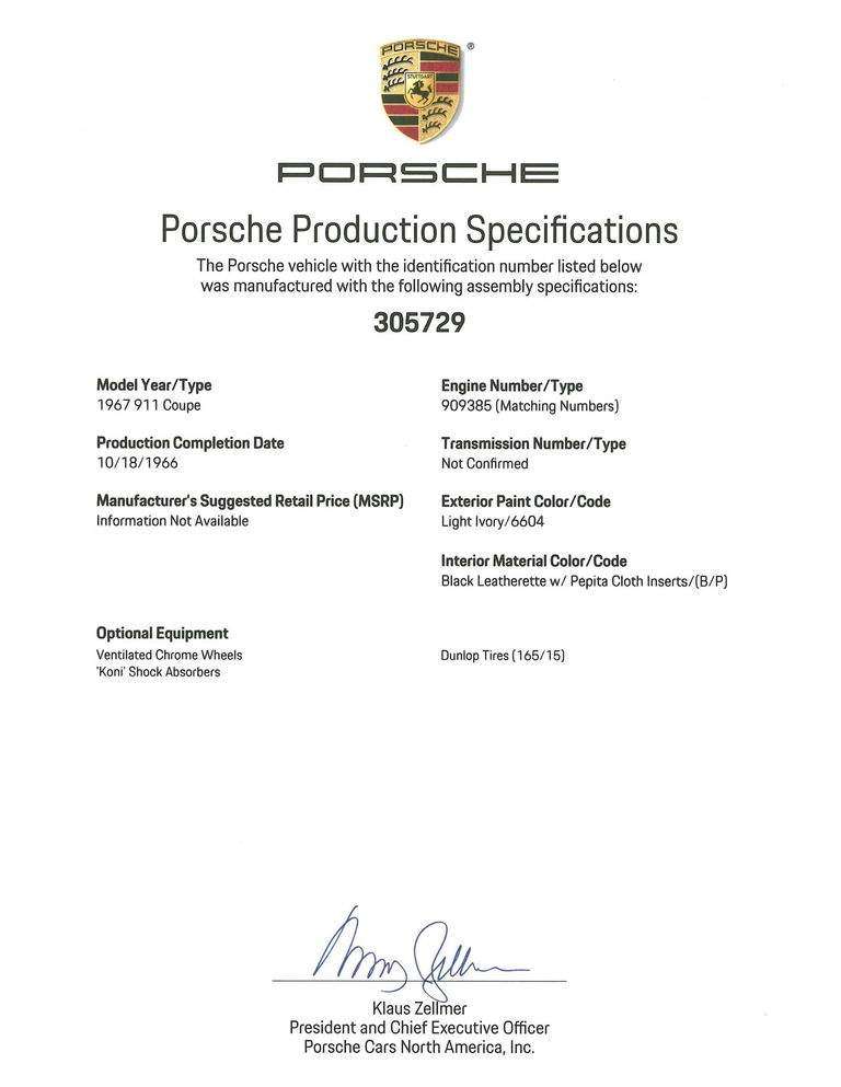 Porsche 911 (F-Modell)