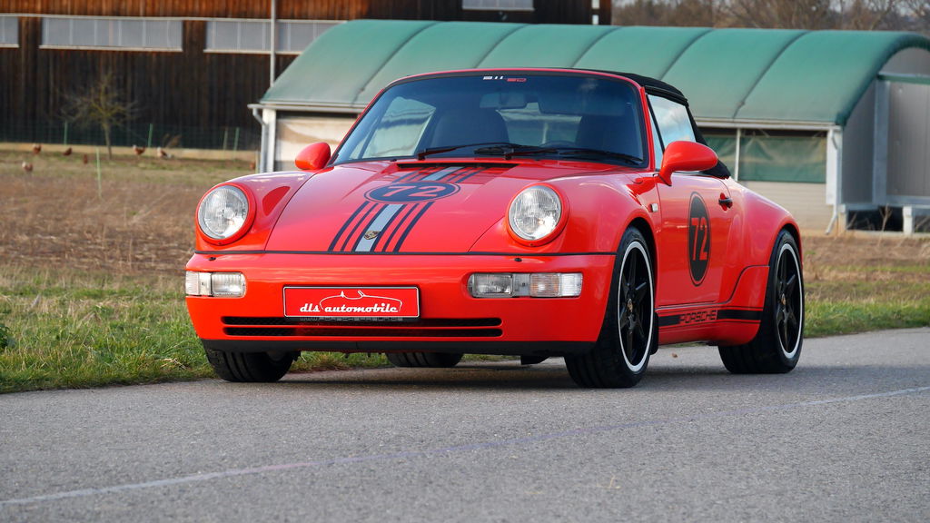Porsche 964 Cabrio kaufen in orange
