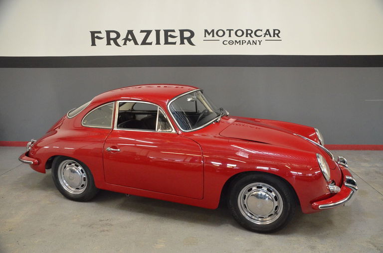 Restored 1964 Porsche 356 C COUPE in Ruby Red for sale