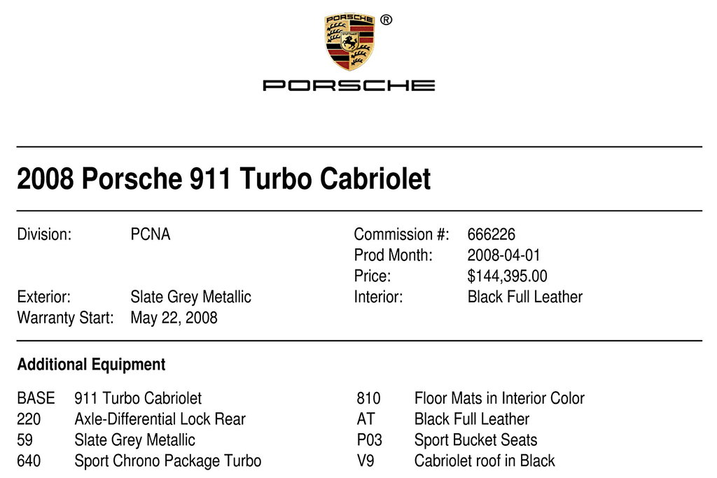 Porsche 997 Turbo