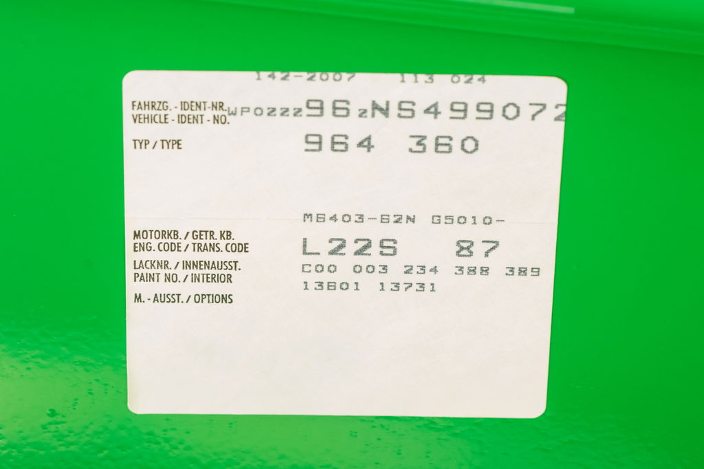 Porsche 964 Carrera RS N/GT