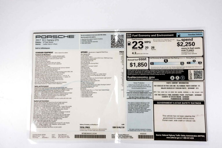 Porsche 991.2 Carrera GTS