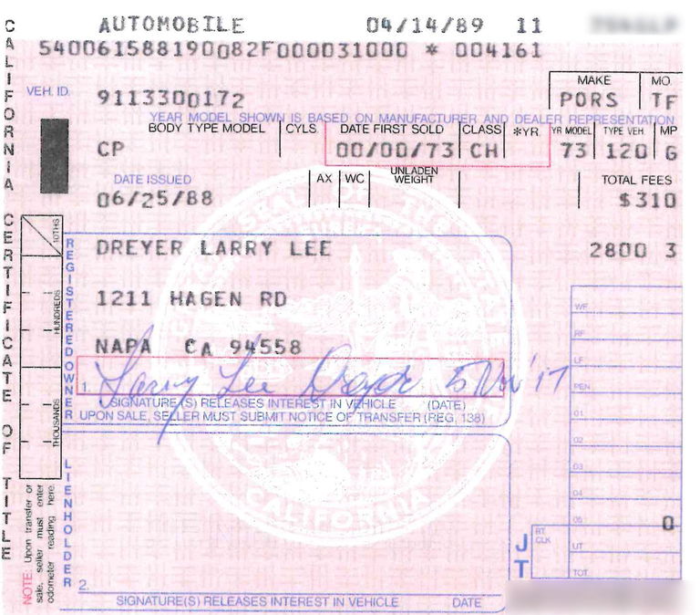 Porsche 911 S (F-Modell)