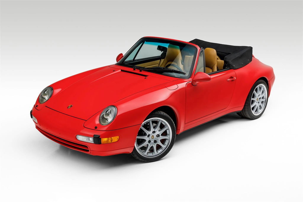 Porsche 911 (993) Carrera Cabriolet in Guards Red for sale!