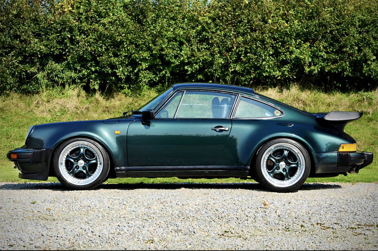 Modified Porsche 930 Turbo in PTS: Moss Green Metallic for sale