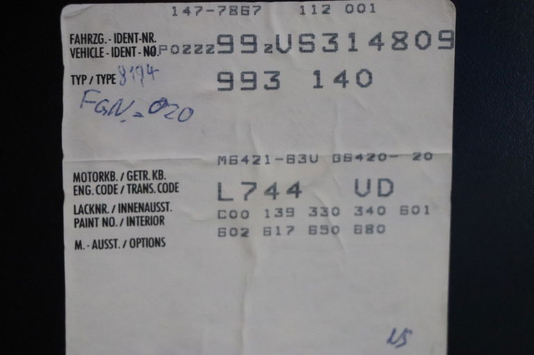 Porsche 993 Carrera 4S