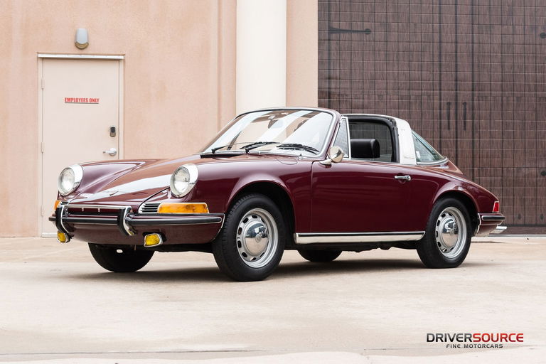 1971 Porsche 911 T Targa 2.2L in Burgundy Red (2410-L) for sale!