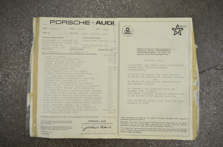 Porsche 911 Turbo 3.3