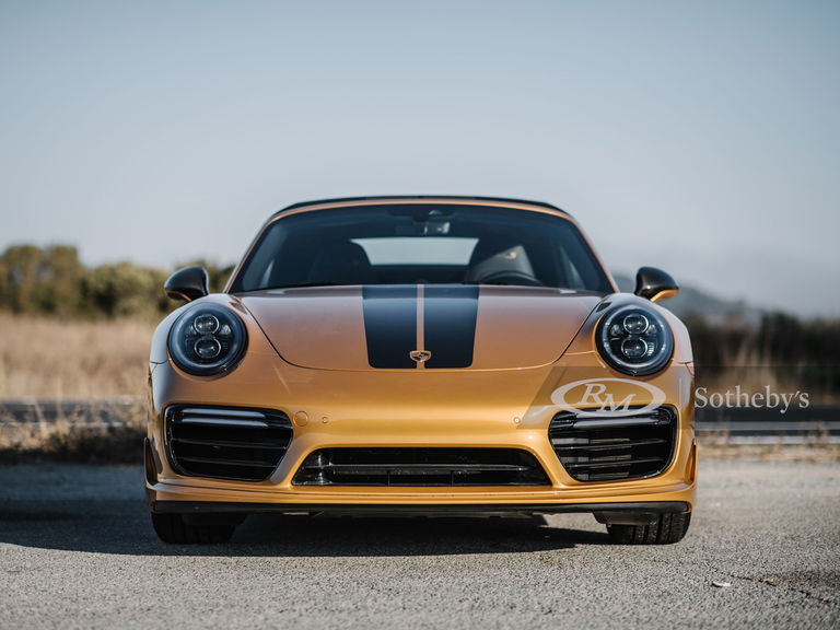 2019 Porsche 911 (991) Turbo S Cabriolet Exclusive Series in Golden Yellow Metallic