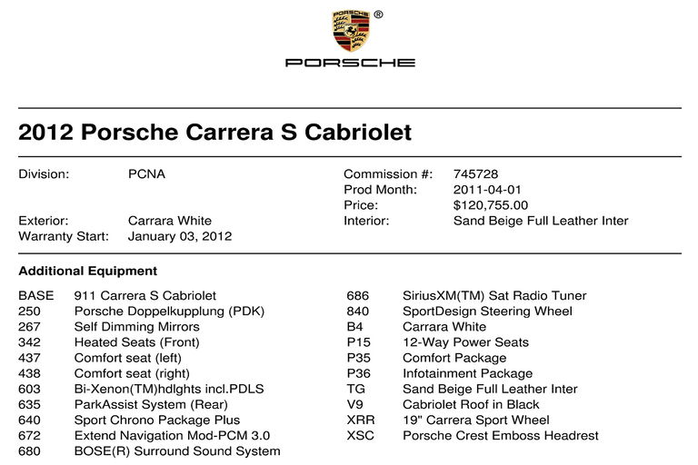 Porsche 997.2 Carrera S