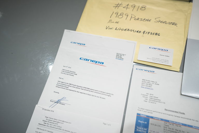 Porsche 911 Carrera 3.2 Speedster (US)