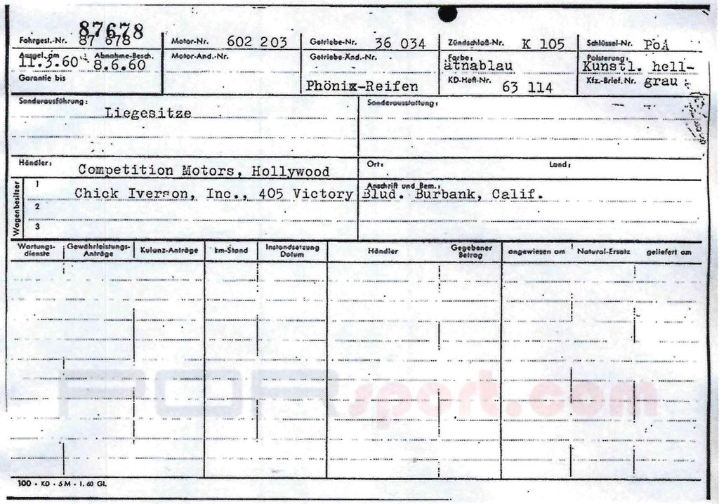 Porsche 356 B 1600 Roadster