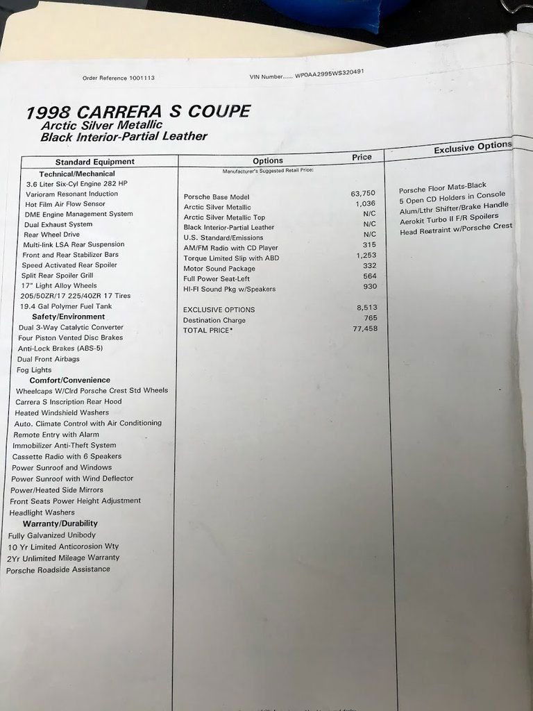 Porsche 993 Carrera S
