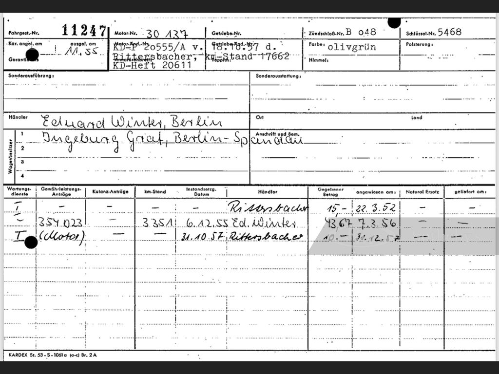 Porsche 356 Pre-A 1500
