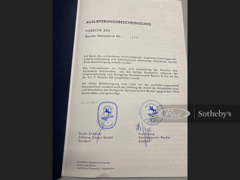 Porsche 356 Pre-A 1500