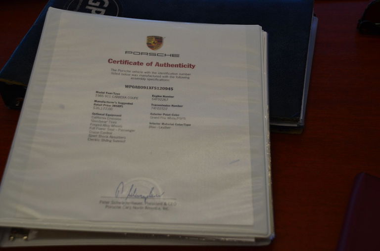 Porsche 911 Carrera 3.2 (US)